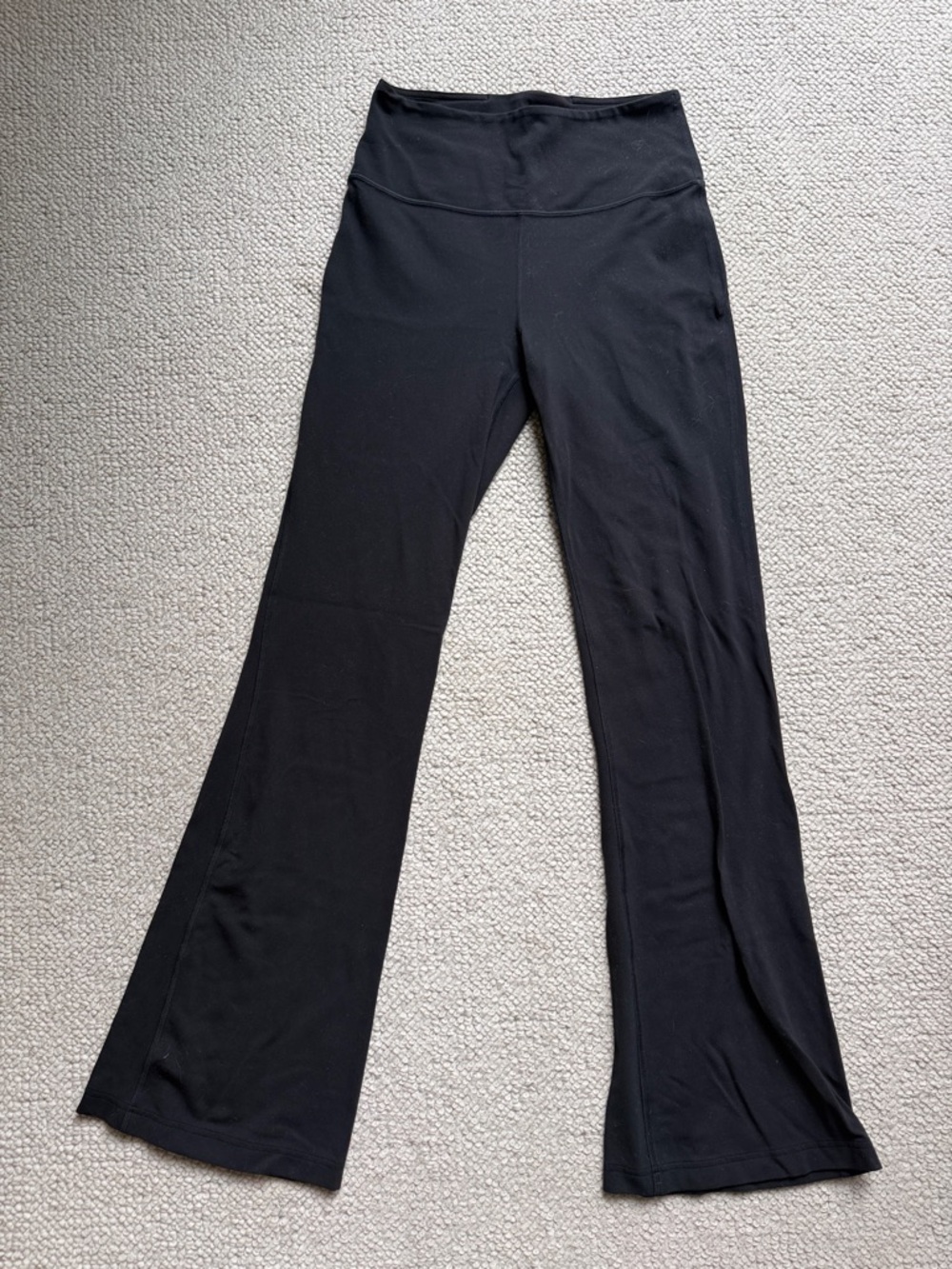 lululemon athletica Black Boot-Cut Flare Yoga Pants